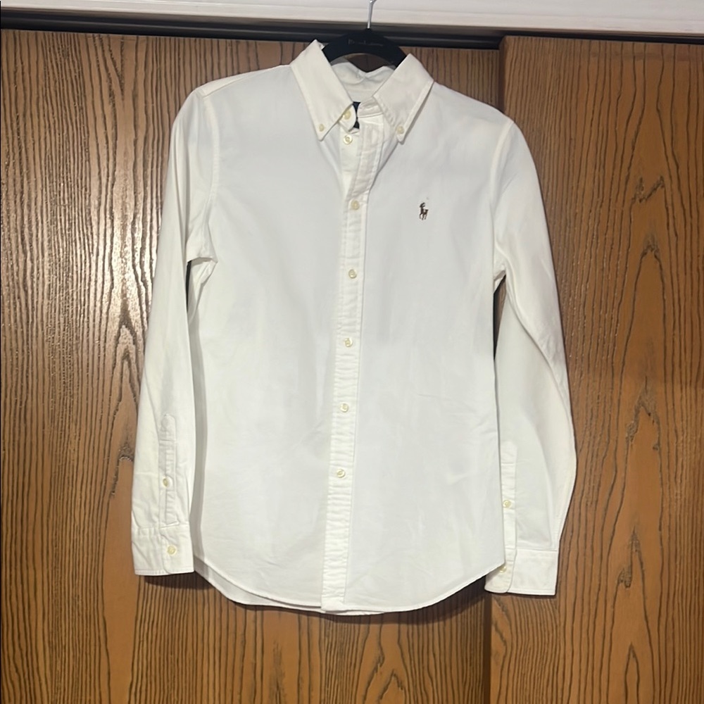 White Button-Down Shirt